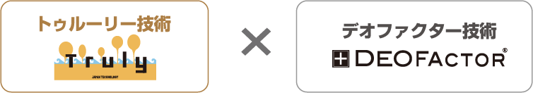 トゥルーリー技術 × デオファクター技術